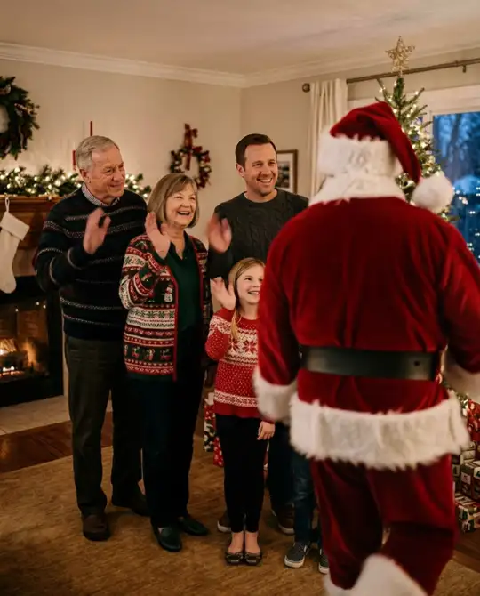 Santa Arrives example