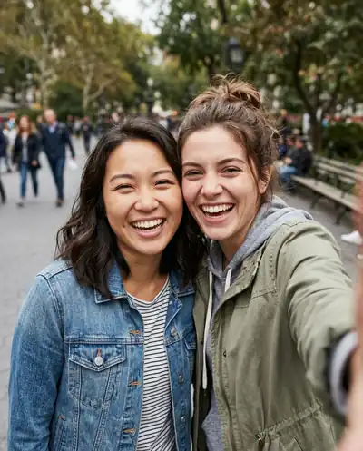 Best friends, original photo