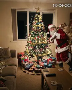 Santa Caught on Camera example