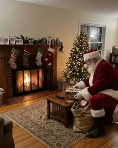 Santa Leaving Gifts example