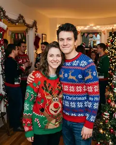 Ugly Sweater Party example